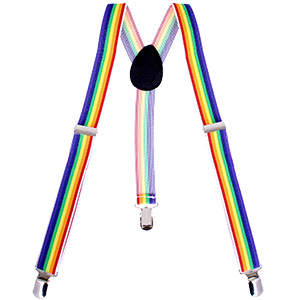 Bretele curcubeu pentru pantaloni