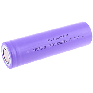 18650 Batéria nabíjateľná 3000 mAh 3,7V bez výstupku TFT
