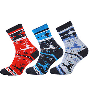 Șosete calde pentru damă, Alpaca, Model norvegian 01