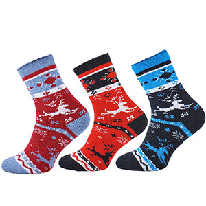 Șosete calde pentru damă, Alpaca, Model norvegian 02