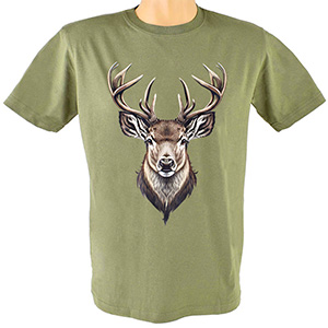  Tricou pentru vânător, cerb