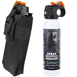 Spray pentru urși, cu husă, X-WILD Fog, 300ml