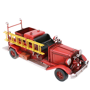 Model metalic de mașină de pompieri 25 cm