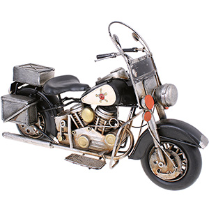 Model de motocicletă din metal 36 cm negru
