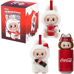 Păpușă Labubu, Coca Cola, breloc Blind Box