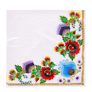 Șervețele Folclor Românesc 20 buc. 33 x 33 cm