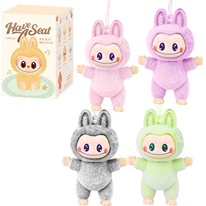 Labubu breloc de pluș, Blind Box, 11 cm