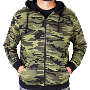 Hanorac camuflaj pentru bărbați Malfini woodland