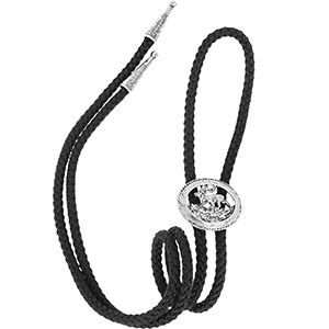 Cravată bolo pentru vânător cu cerb