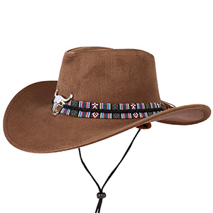Pălărie cowboy Bizon maro