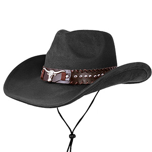 Pălărie cowboy Taur neagră
