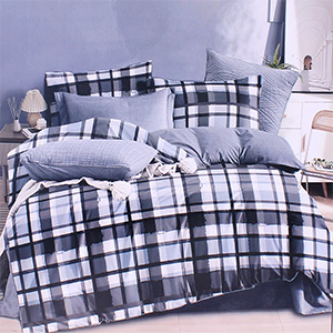 Lenjerie de pat din bumbac 140x200 JM Carouri