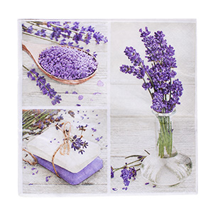 Șervețele Vintage Lavender 20 buc. 33 × 33 cm