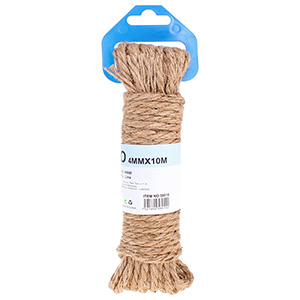 Frânghie din iută 4mm x 10m