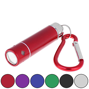 Mini lanternă LED cu carabină breloc 6F