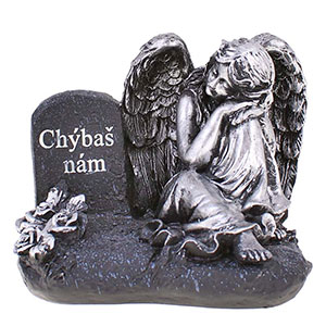 Decorațiune pentru mormânt cu înger 11cm