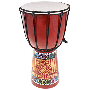 Tobă bongo djembe 30cm Bufniță cu mozaic