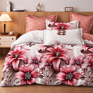 Lenjerie de pat din bumbac 140x200 JM Crin